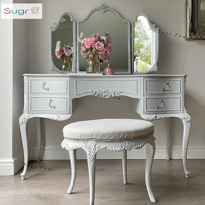 

Скандинавский комод для хранения, белый эстетический роскошный деревянный столик для макияжа в отеле, женский комод для спальни, Mesa De Maquillaje, мебель