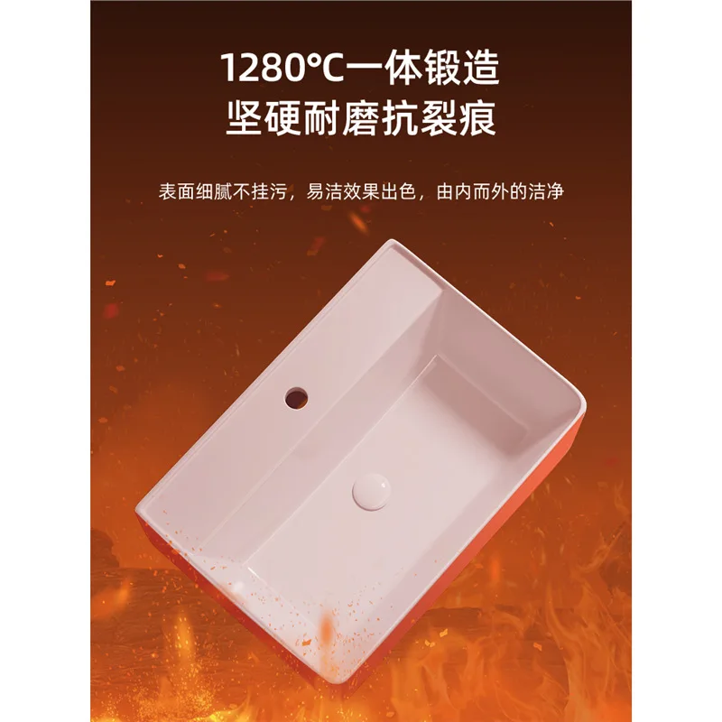 Super deep table basin single basin integrated ceramic wash basin household bathroom cabinet toilet balcony washbasin