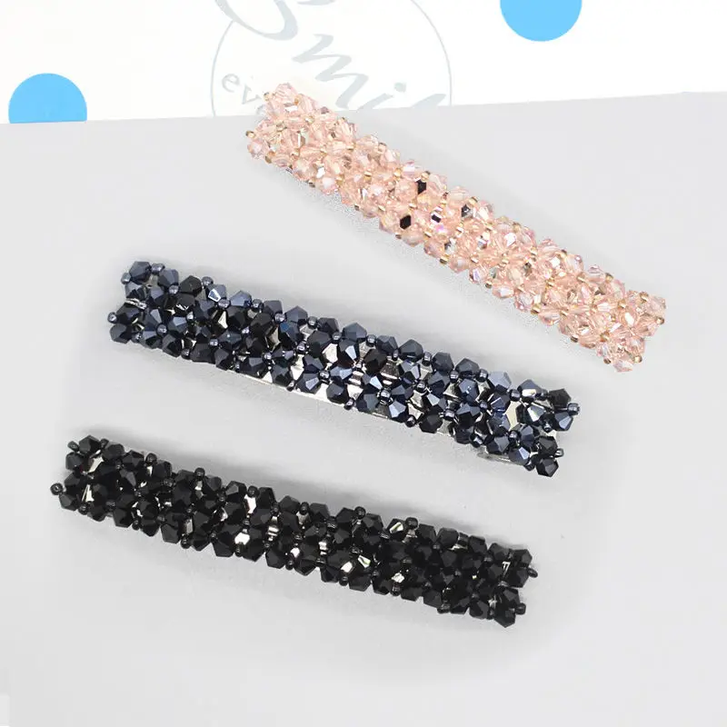 Simplicity Flash Drill Metal Hair Clip for Women Elegant Temperament Side Clip Fashion Girl Hair Pin Hair Accessories image 4