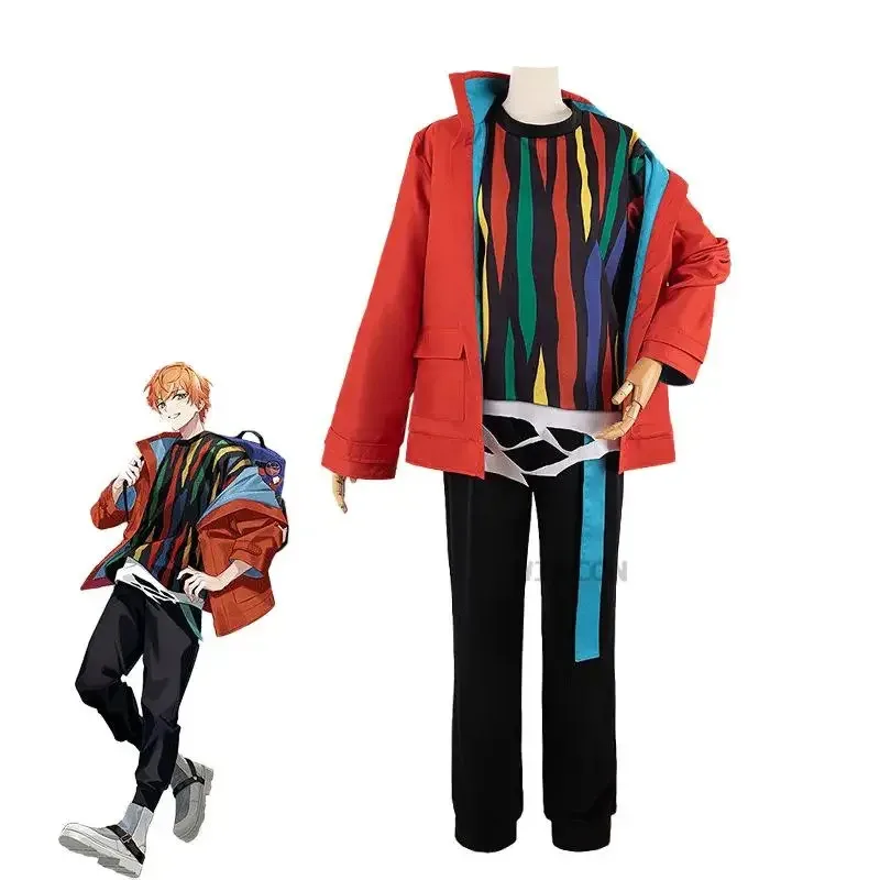 

PJSK Project Sekai Colorful Stage Akt Akito Cosplay Costume Wig Shinonome Akito Anime Game Cosplay Suit Party Stage Uniforms