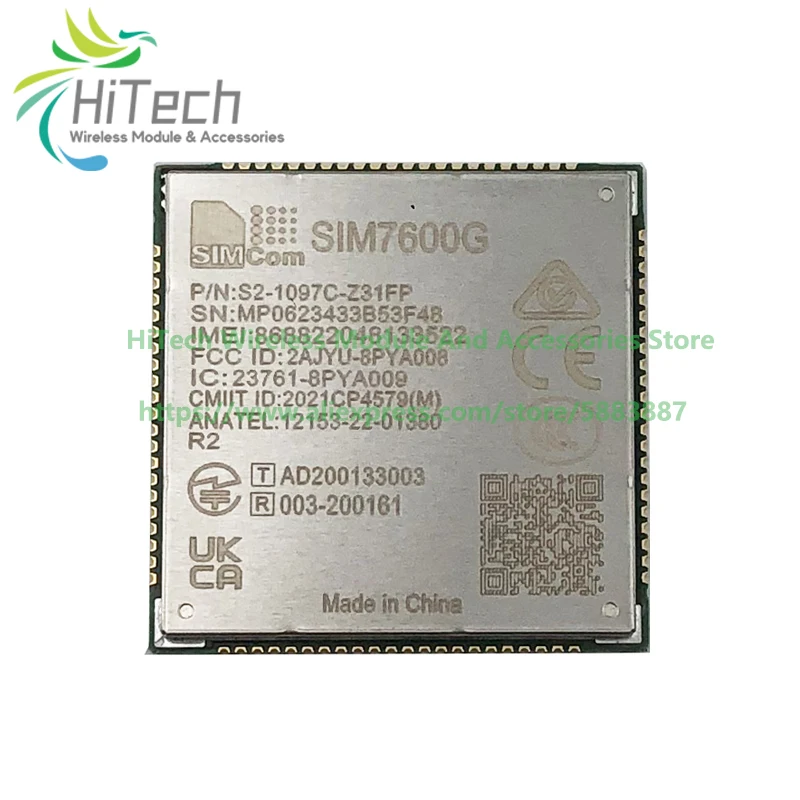 in stock！SIMCOM SIM7600G LCC 4G Cat1 LTE-FDD/LTE-TDD/HSPA+ GSM/GPRS/EDGE for Global 100%New&Original Module Not SIM7600G-H