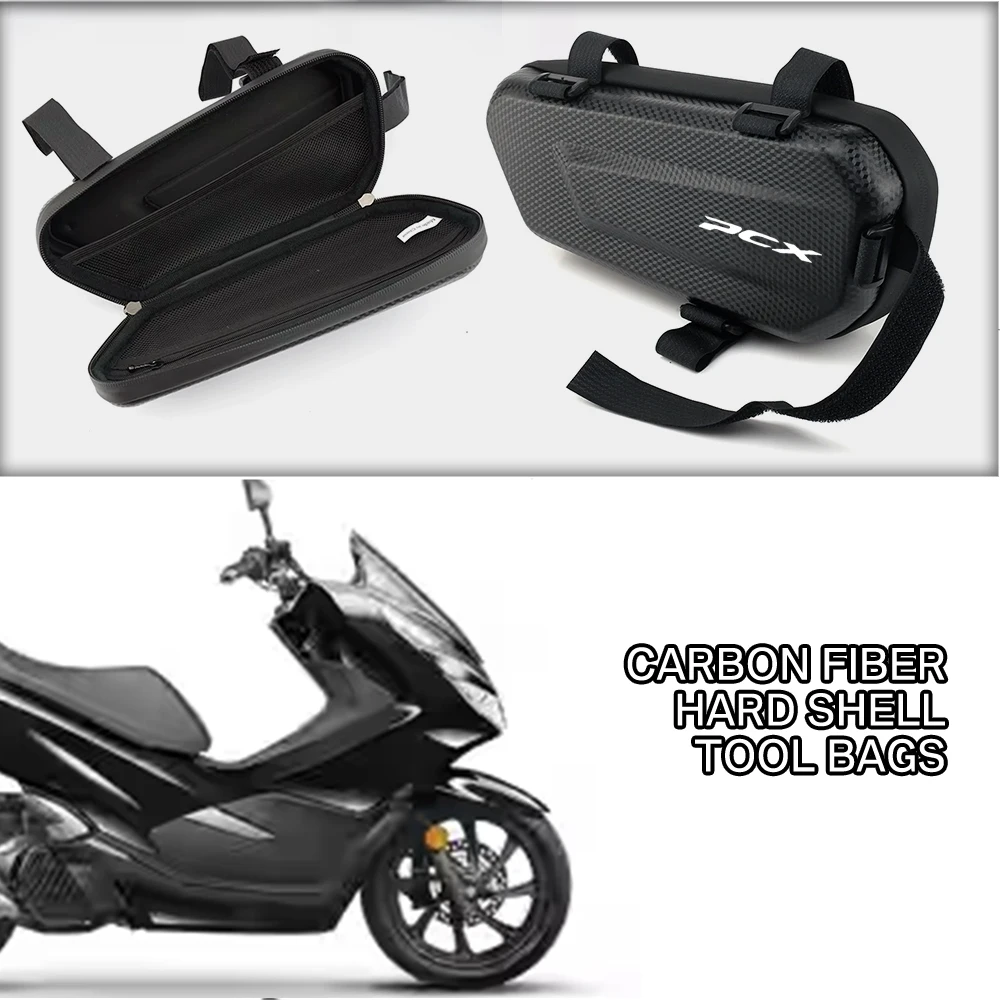 EVA Hard Shell Thickened Fabric Motorcycle Storage Bag Side Bag For Honda ADV PCX PCX125 PCX150 PCX ADV 350 ADV150 ADV350