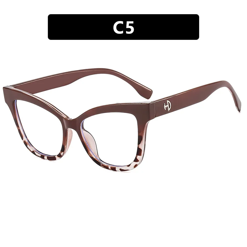 2023 Moda Cat Eye Reading Glasss Mulheres Bloqueando Luz Azul Retro Brand Frame Óptico Computador Óculos Com Dioptrias Plus