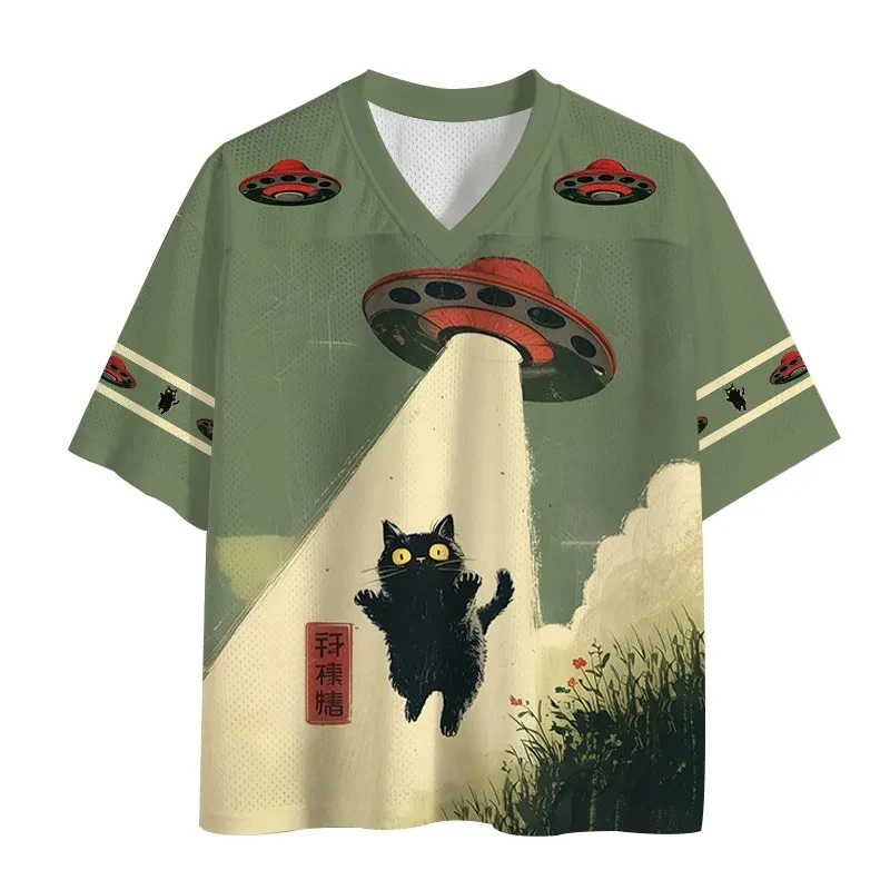 2026 Hot Selling Sports Short Sleeved Shirts, Popular V-neck Short Sleeved T-shirts, Sports High-end Design Mesh Knitted Shirts