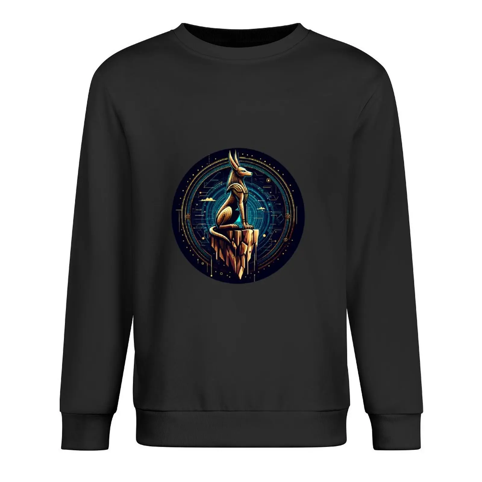 

Digital Anubis Pullover autumn new products tracksuits men's clothing male clothes men's sweatshirt