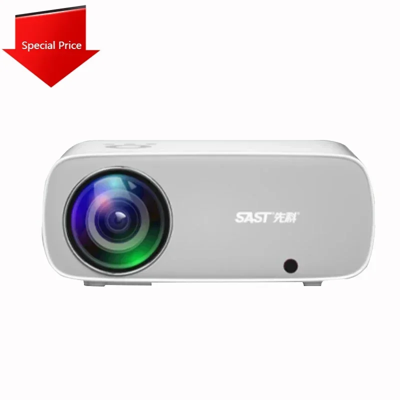 

Портативный HD-проектор для домашнего кинотеатра с функцией просмотра в дневное время, мобильный 4K-проектор