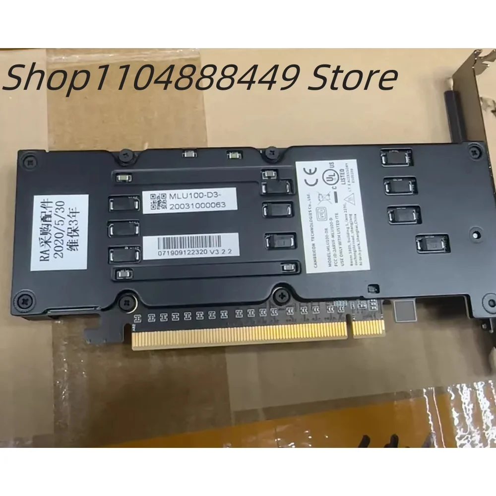 MLU100-D3 MLU100-D3-20031000063 بطاقة تسريع وحدة معالجة الرسومات