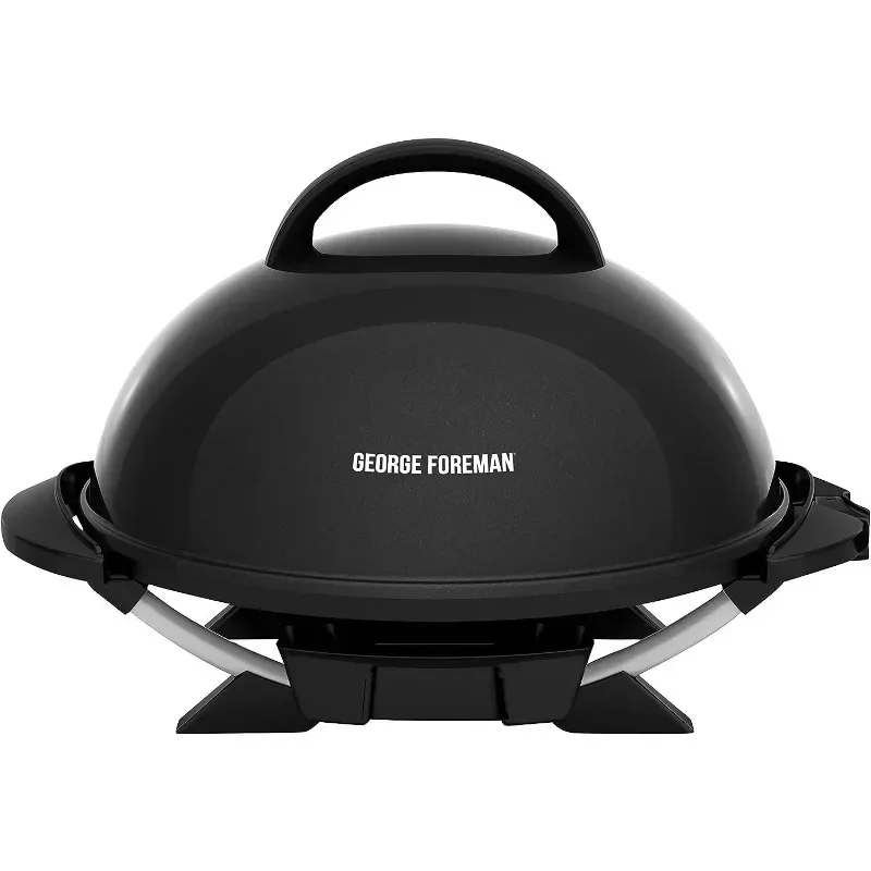 George Foreman GIO2000BK Indoor/Outdoor Electric Grill, 15-Serving, black