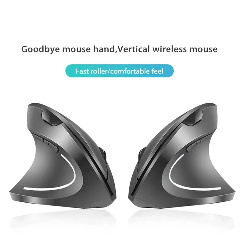 Xiaomi Wireless Bluetooth Vertical Mouse Ergonomic Rechargeable 2.4G Wireless Mice Silent Office Mouse For Laptop PC Computer