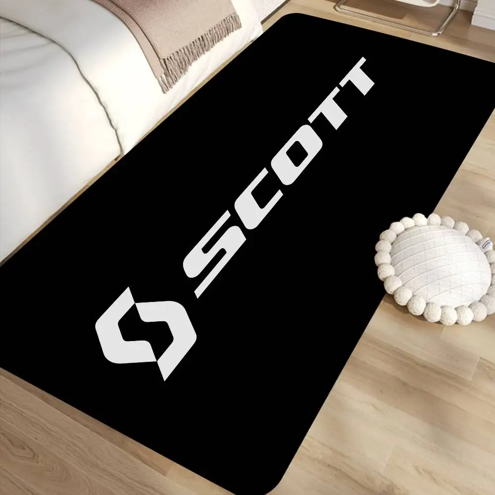 

Коврик для пола с логотипом S-ScottS Bike, недорогой, противоскользящий, современный, для гостиной, балкона, прикроватный, с принтом