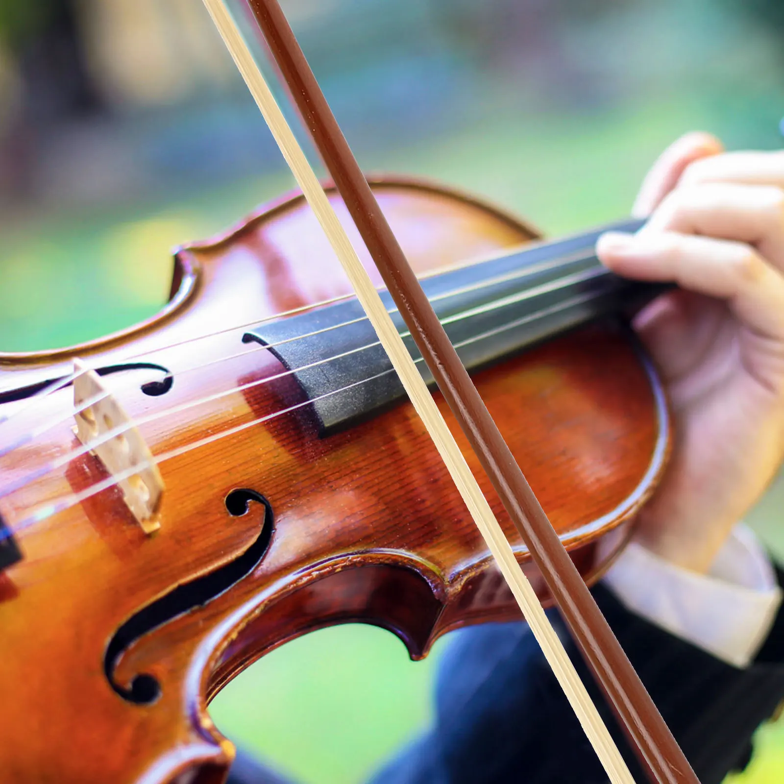 1/4 قوس الكمان الخشب صنع ذيل الحصان الشعر متوازن جيد ممارسة الطالب القوس دائم مرونة لهجة قبضة مريحة الموسيقية #2