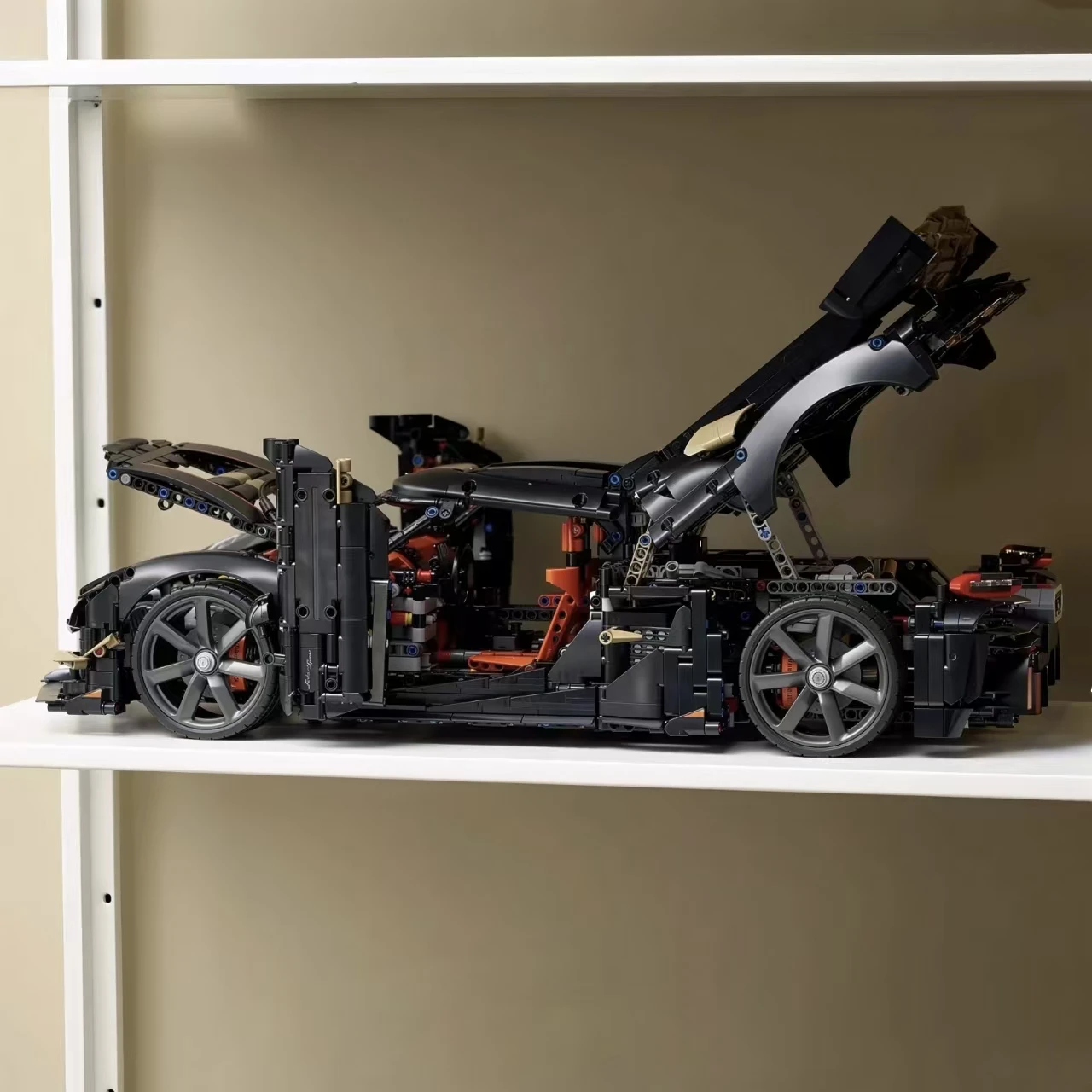 The Cheapest 2026 New 4104pcs High Tech Racing Car Koeni Megacar Supercar Building Block Model Toys Ornament Birthday Gifts - view 3