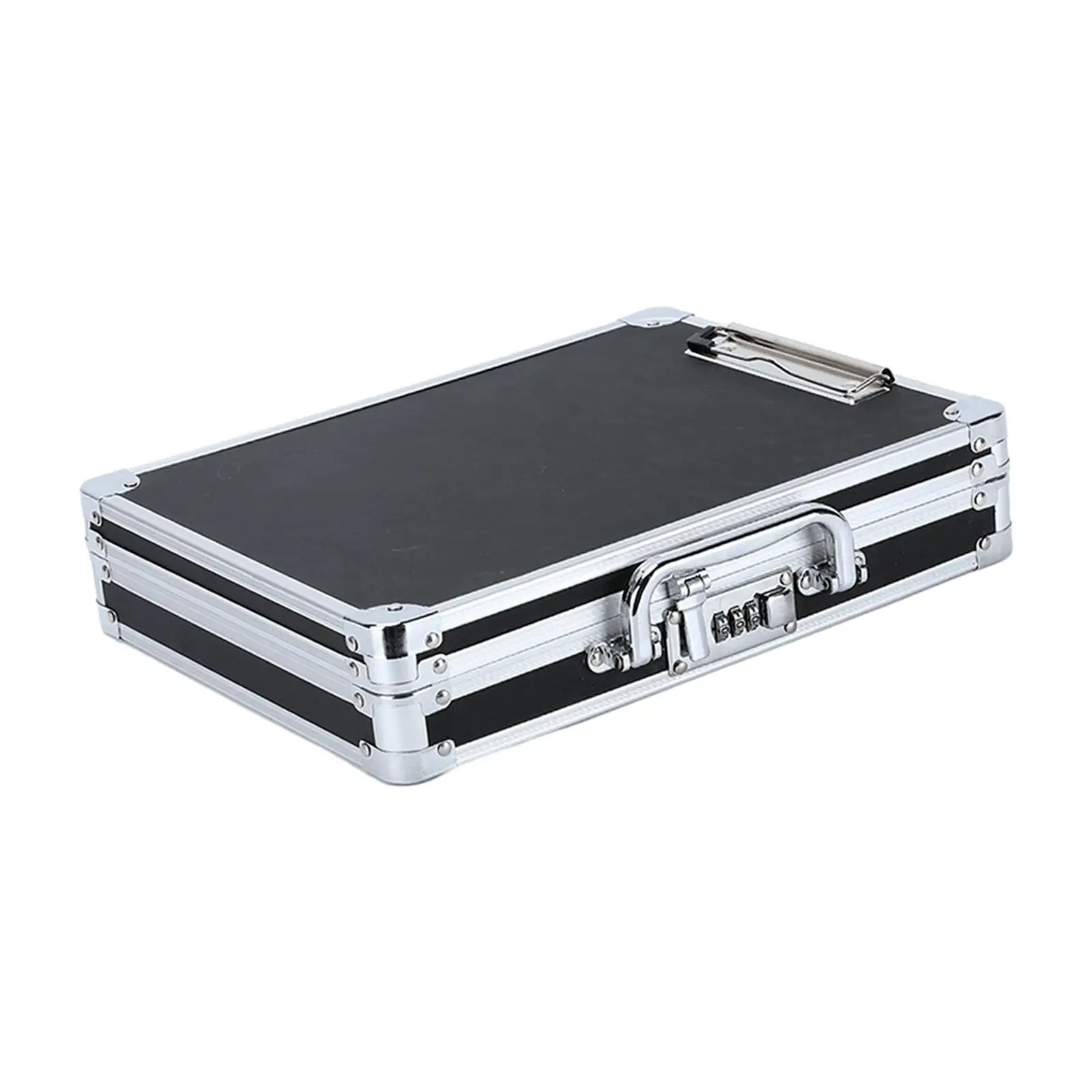 

Mini Aluminum Case Tool Case,Aluminum Briefcase with Handle,Hard Briefcases,Aluminum Hard Case for Electronic Tools Storage