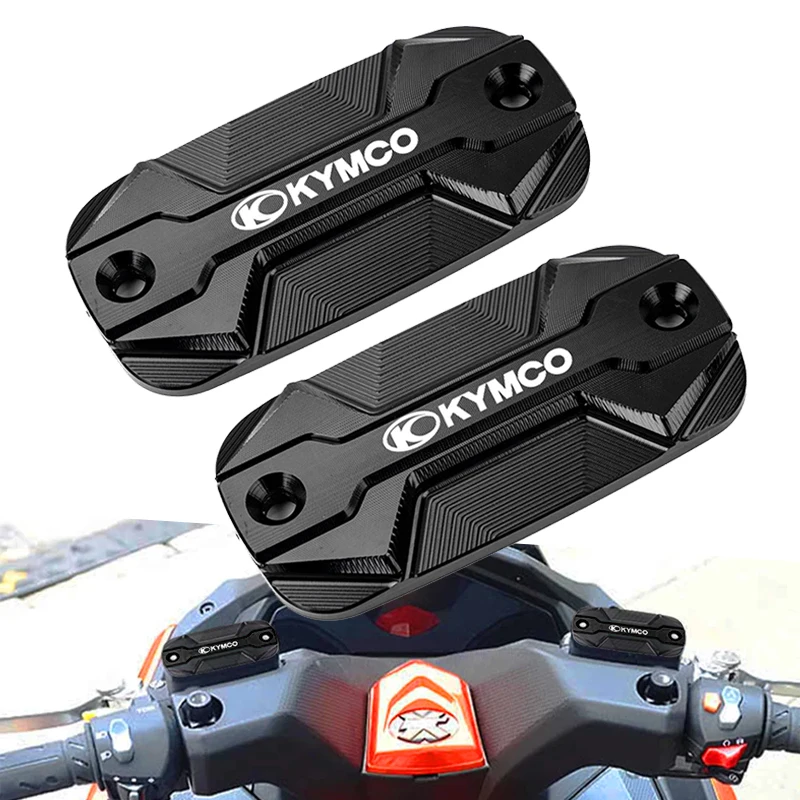 For KYMCO DTX 360 DT X360 CV3 DOWNTOWN 125i 200i 300i 350i XCITING S400 Motorcycle CNC Front Brake Fluid Reservior Cover Cap