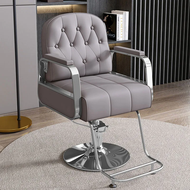 

Workshop Styling Barber Chair Saddle Makeup Cosmetic Wash Luxury Beauty Stool Barber Chair Swivel Silla Barberia Patio Furniture