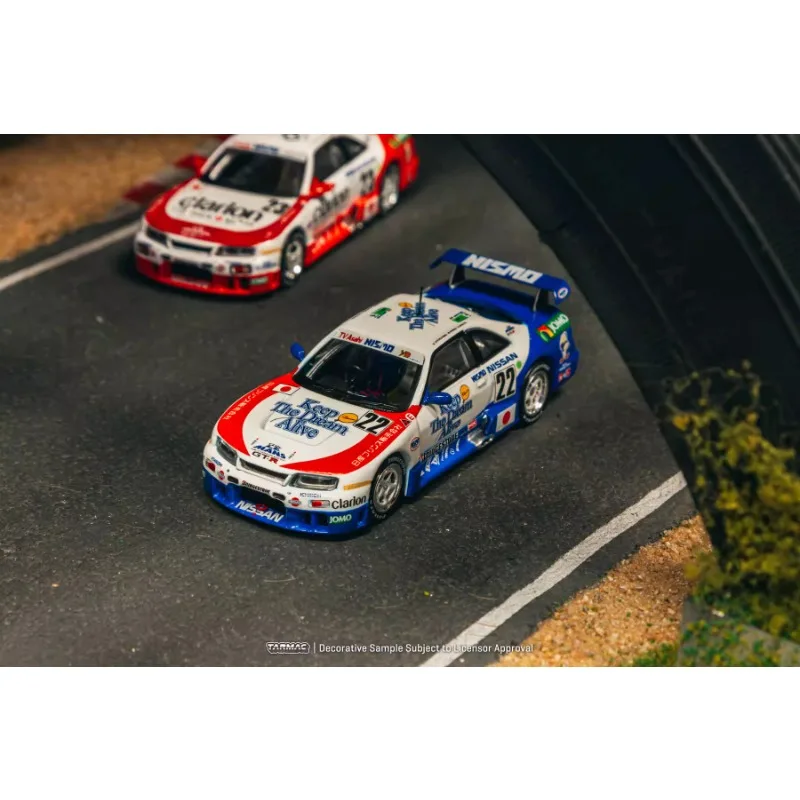 1:64 GTR LM Le Mans Rally 22 model samochodu z odlewanej stopu, kolekcjonerski, zabawka dla nastolatków, prezent urodzinowy dla dzieci.