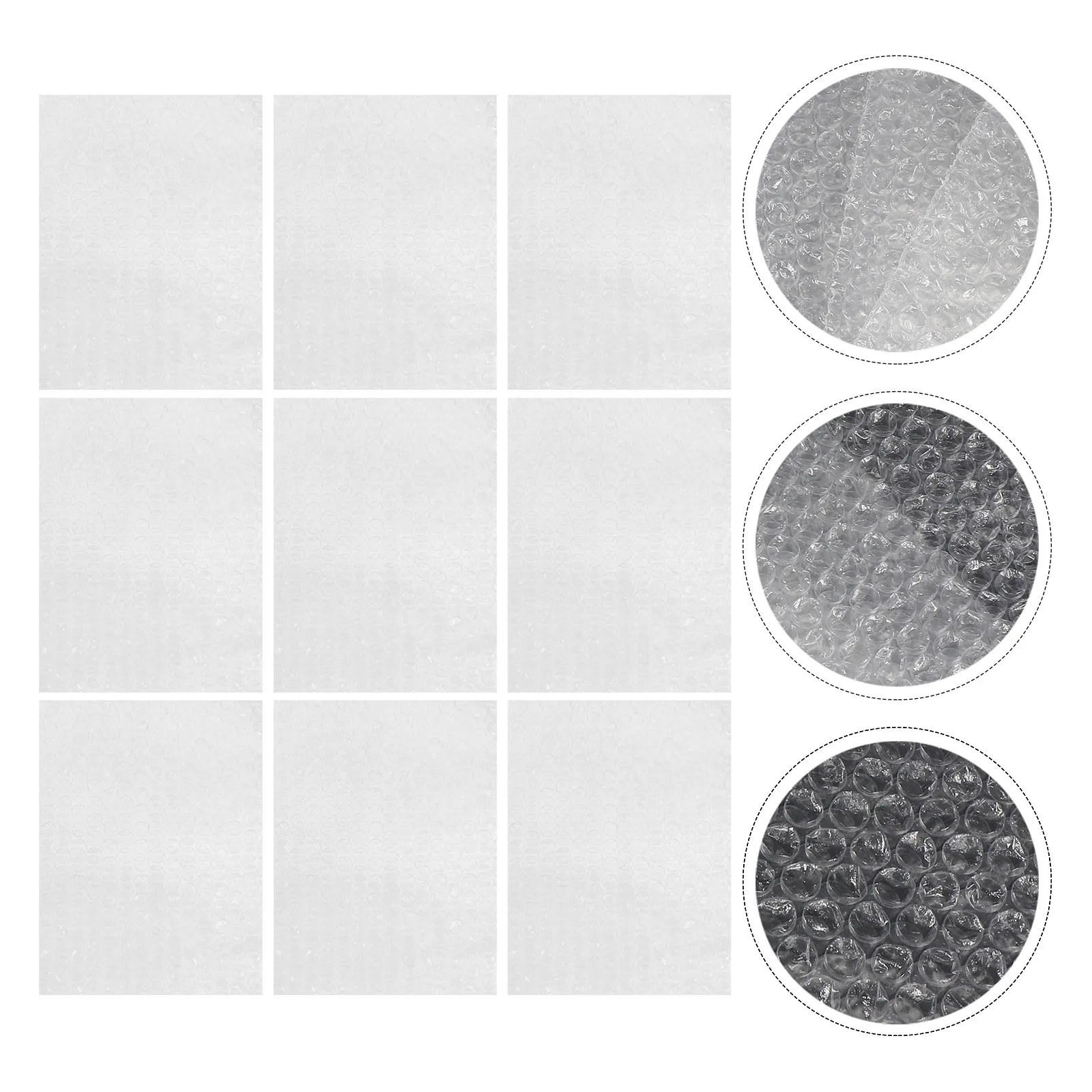 

100Pcs Bubble Mailers Thickened Protective Pouch Bubble Cushioning Packaging for Shipping Collectibles Craft Package Bags