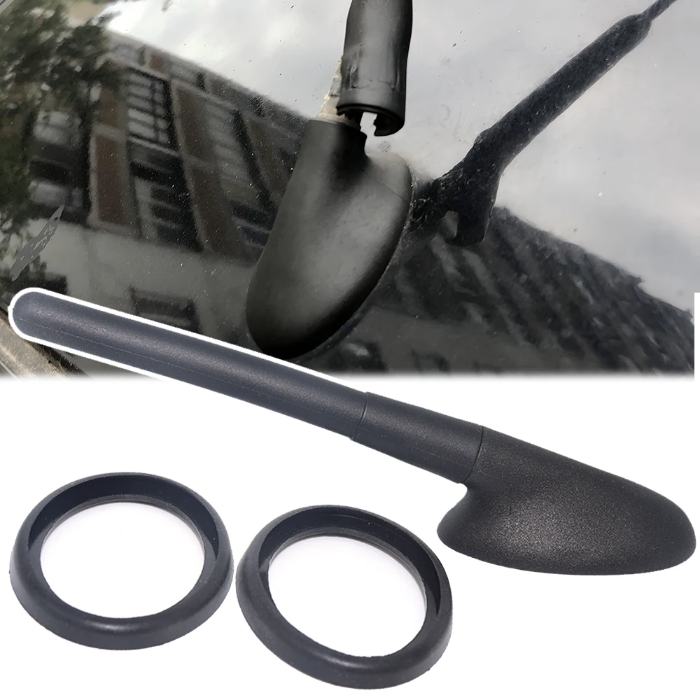 

9.7CM/3.82in AM/FM Antenna Aerial Mast Roof Mount Short Gasket Base Seal For Fiesta 1995 2007 2010 2012 2017 Mondeo Focus MK2