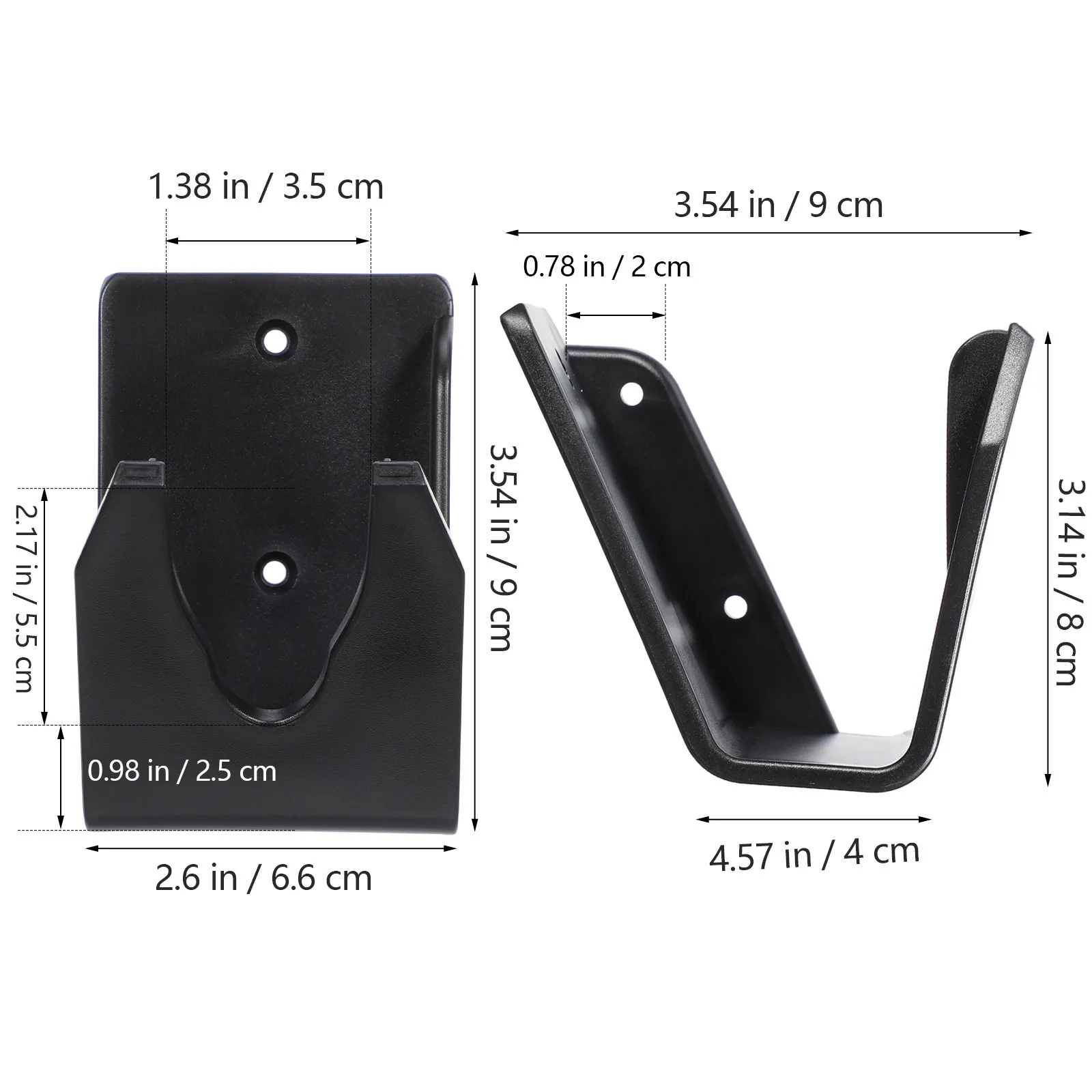 5Pcs Barcode Scanner Wall Mount Holder Stable Adjustable Plastic Bracket Stand for Handheld Scanning Tools Scanner Stand
