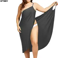 Robe femme sangle jupe de plage voile couvert chaîne Paleo dos nu croisé maillot de bain femme 2K débardeur femmes vêtements 4
