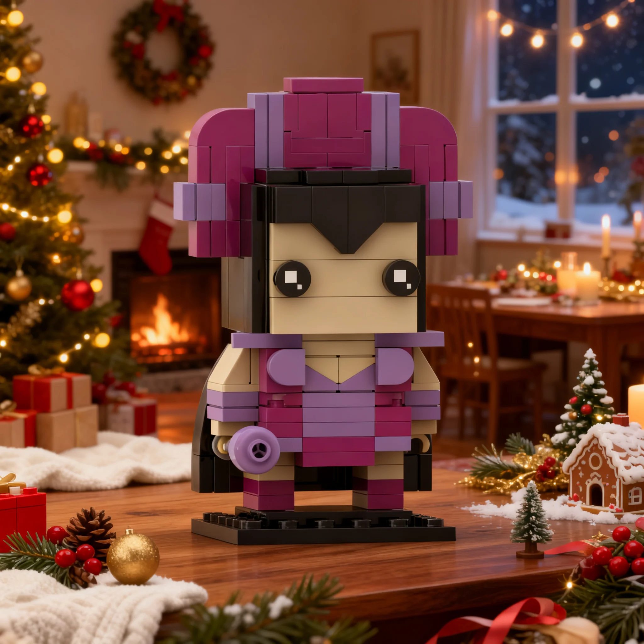 176pcs MOC Evil-Lyn Masters Of The Universe BrickHeadz Model Building Blocks Toy Architecture Christmas Gift Birthday Craft