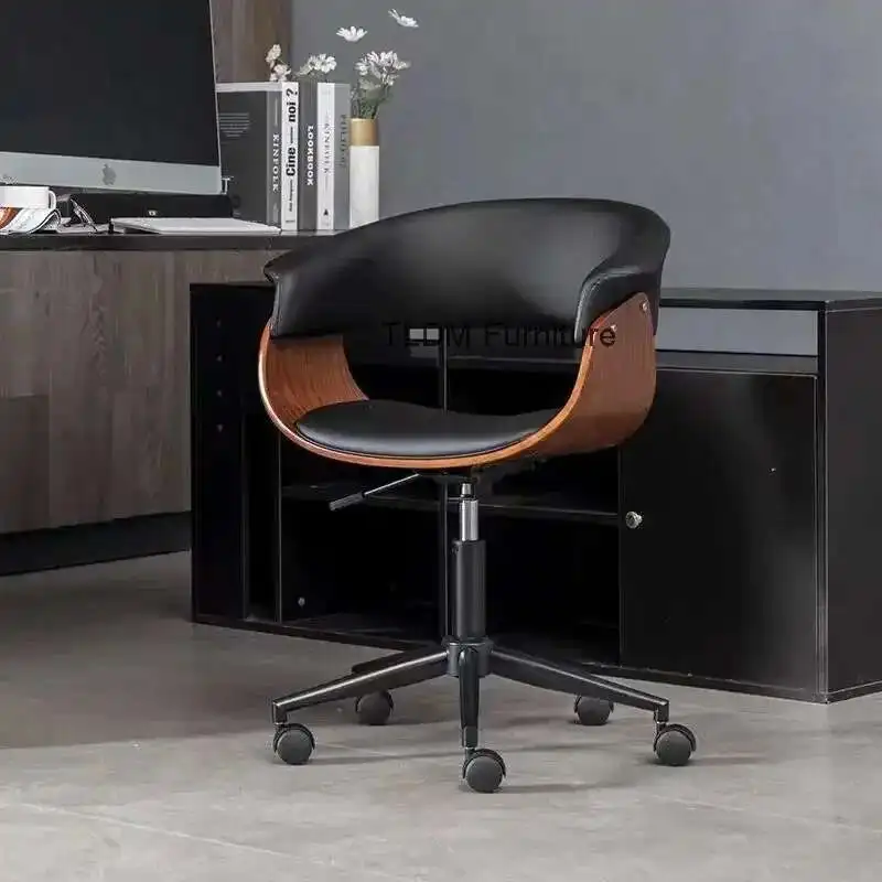 

Office Backrest Office Chair Home Rotatable Lift Computer Chair Study Desk Chairs Lift Home Swivel Chair Bedroom Dressing Chairs