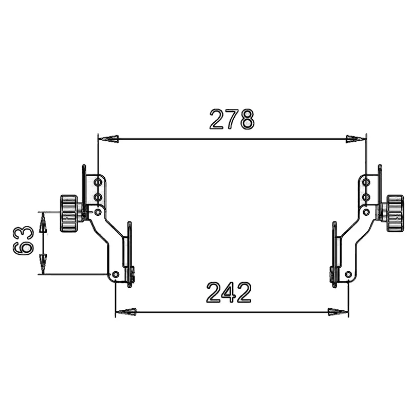 DL1000 Windscreen Adjusters Motorcycle CNC Windshield Bracket Fit For Suzuki V-strom DL 1000 VSTROM DL 1000 2017-2019 2018