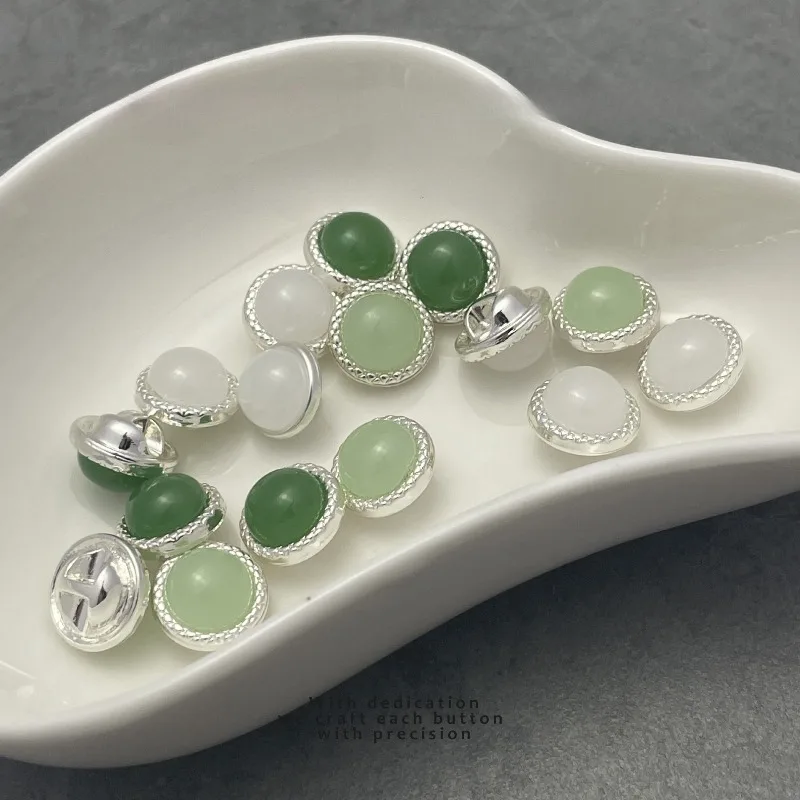 

Shirt Buttons Antique Style Series Round Double Splicing Zinc Alloy Button for DIY Clothes Dresses Suit Cheongsam Pants Hat Bags