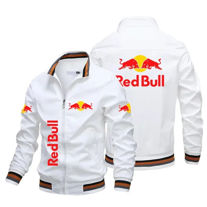 

2025 New Fashion Casual Motorcycle Sports Suit Red Bull Racing Team Jacket Men's Red Bull Racing Team Windbreaker Jacket