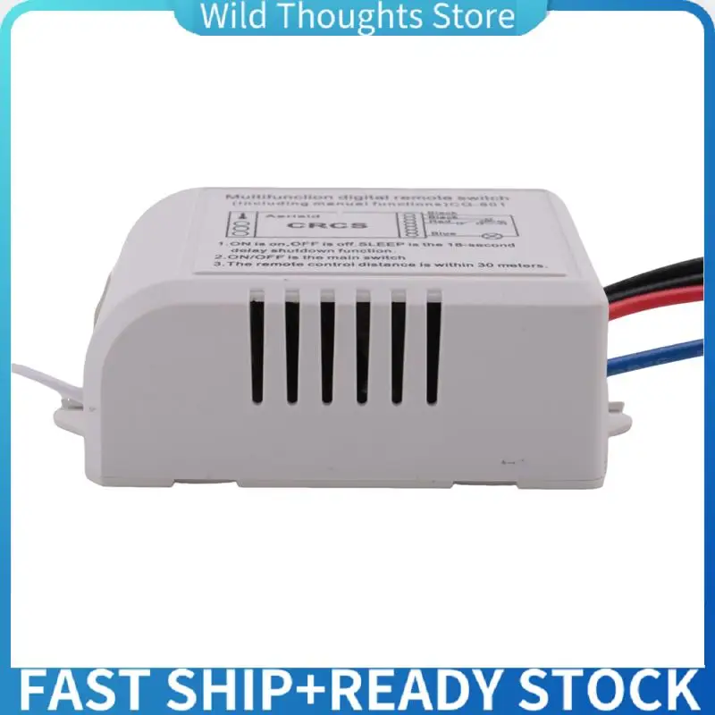 10X Channel With Digital Transmitter 220V On/OFF 1 Switch Wireless Relay Receiver Remote Control Light Lamp-[Qahk]