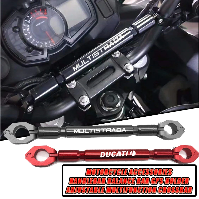 

For Ducati Multistrada 950 1100 1200 1260 1200S 1260S V4 V4S Motorcycle Handlebar Crossbar 22mm Universal Balance Bar Bracket