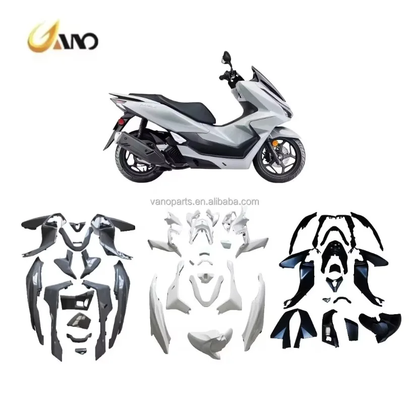 

2025 New Style WANOU Motorcycle Fairing Body Kits Spare Parts Motorbike Front Fairing Fixed Wing Intake Wing For PCX 2025