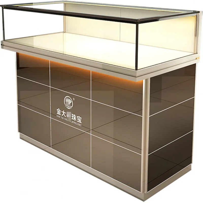 

Customized product、Custom New Arrival Table Display Jewelry Display Counter Jewelry Display Cabinet for Sale