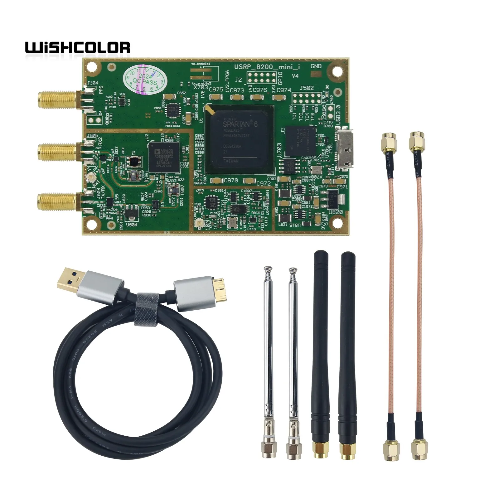 

Wishcolor Small B200 SDR Board USRP Development Board Support UHD Alternative For Ettus Imported B200/B210Mini