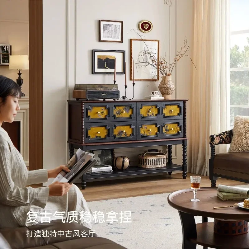 Q Medieval style entrance entrance entrance cabinet, living room,  storage and dining side cabinet