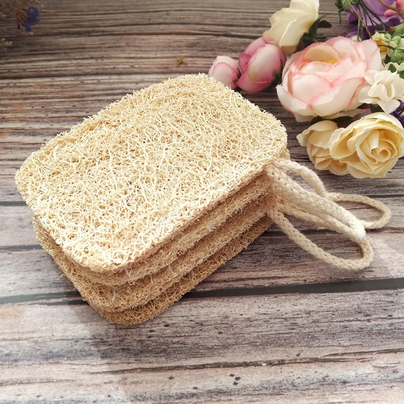 

Loofah Natural Brush Pot Thickness Loofah Towel, Kitchen Washing Dishes, Good Cleaning Effect, It Can Be Moved as a Bath