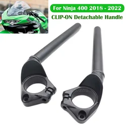 For Kawasaki Ninja 400 2018-2022 Motorcycle Clip on Ons Fork Tube Handlebar Riser Regular Handle bar Ninja 400 2021 2020 2019