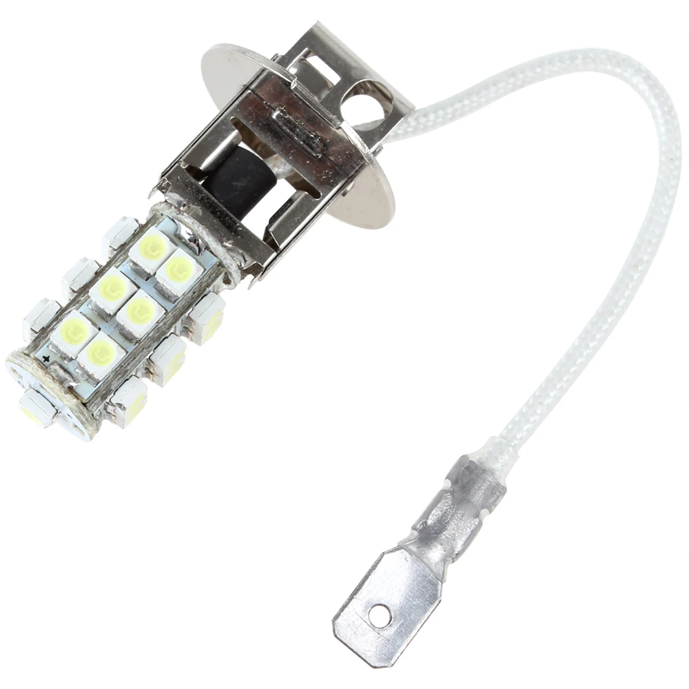 

1pc H3 12V 2W 6000K 25 x SMD LED Super Bright White Light Car Fog Lamp Universal Daytime Running Light Fog Bulb