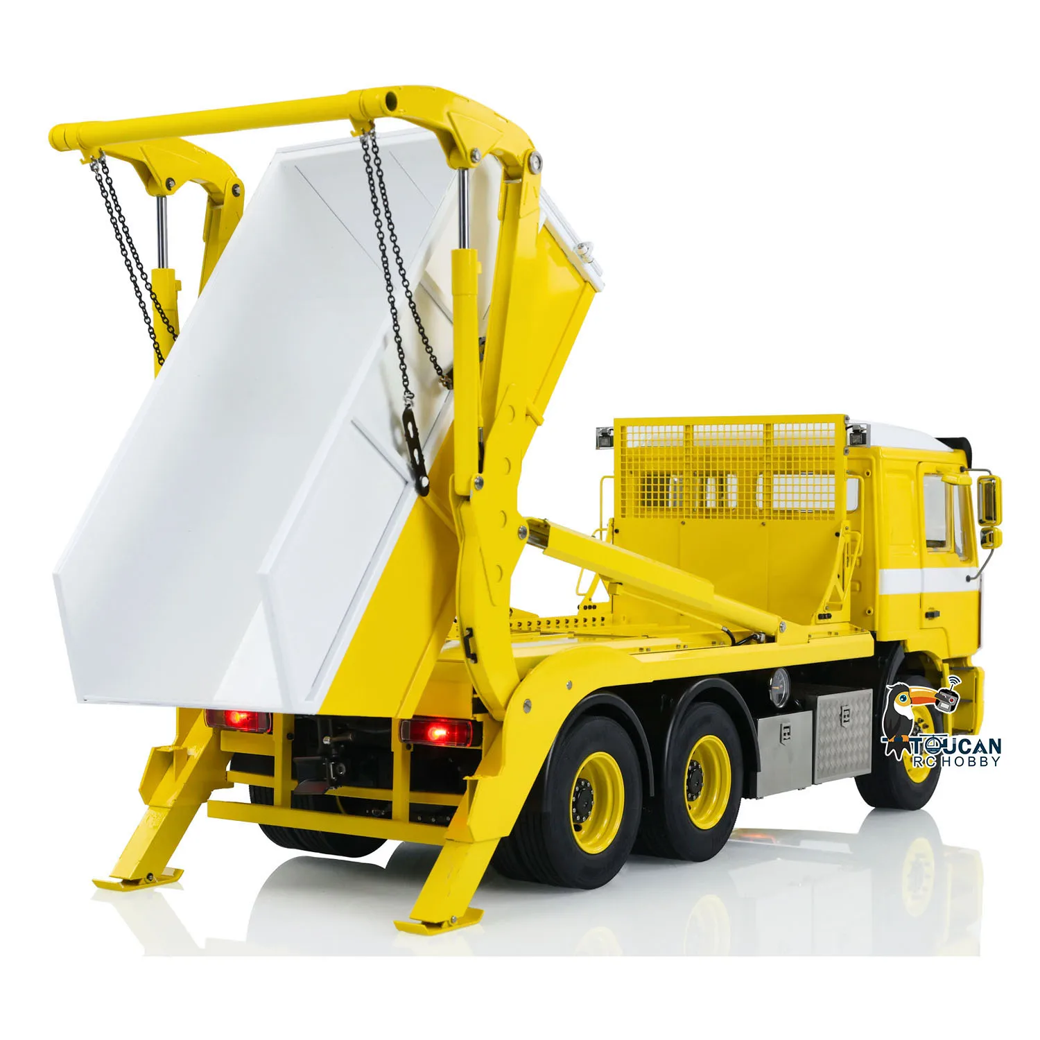 

1/14 RC Hydraulic Skip Loader VL18U F2000 Metal Swing Arm Loaded Dump Cars Model With Realistic Functions For Adults