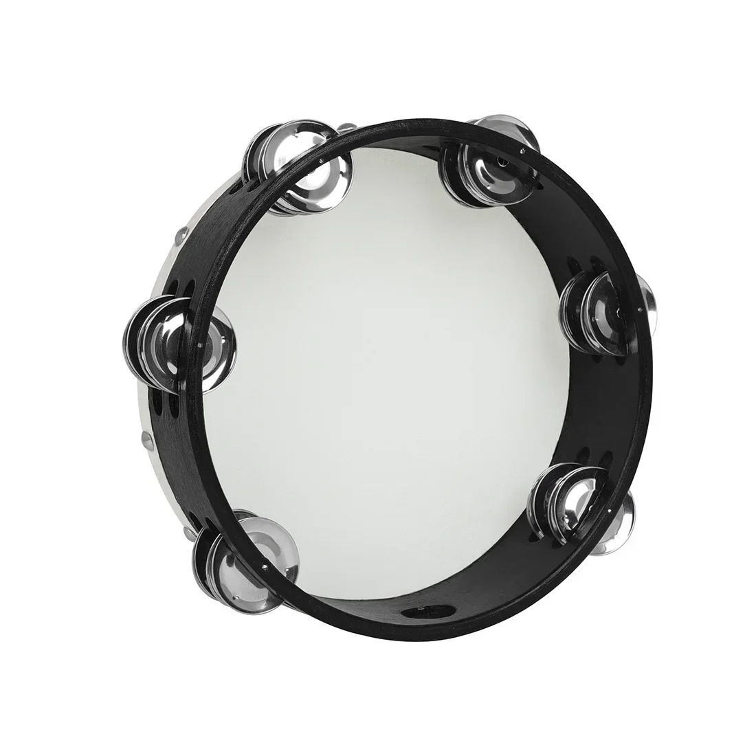 IRIN 2 buah Orff rebana 6 inci 8 inci bel tangan kulit domba baris ganda cocok untuk pendidikan Pencerahan