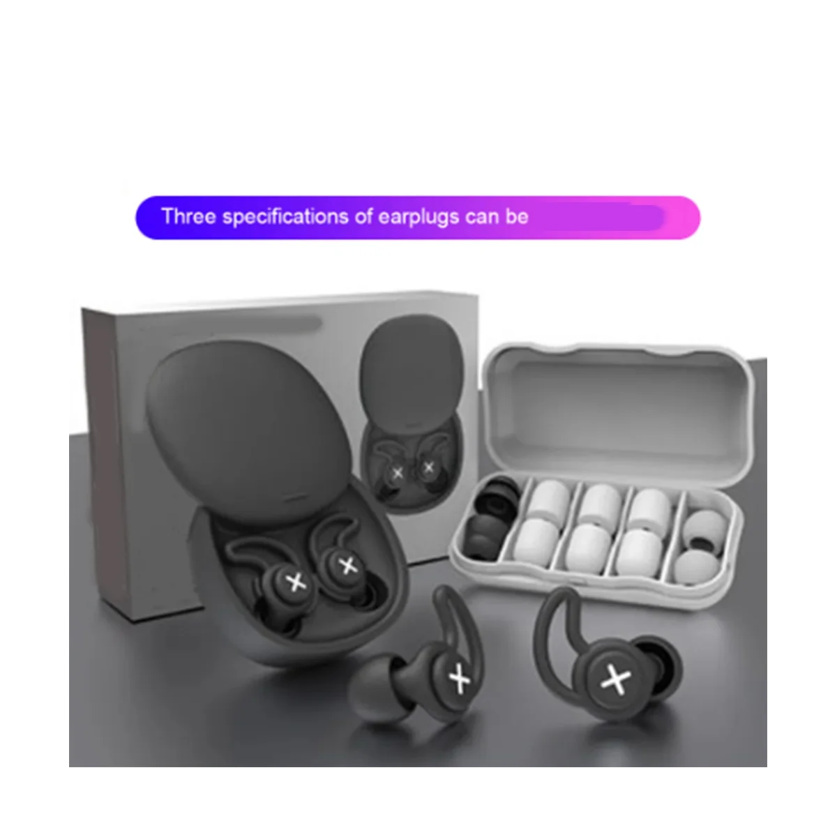 مكافحة الضوضاء سيليكون سدادات ، مقاوم للماء السباحة الأذن المقابس ، لينة الراحة الأذن حامي ، يصلح للنوم ، الغوص ، تصفح