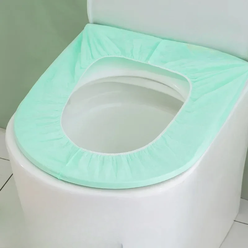 Disposable Toilet Seat Cover Portable Safety Home Travel Independent Packaging Non-woven Thickened Double Layer Toilet Seat