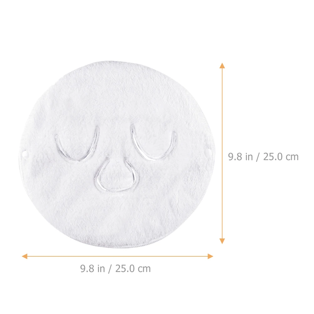 

1 set Hot Cold Facial Towel Soft Coral Fleece Reusable Mask Moisturizing Skin Care Detoxifying Circulation Pore Opening Spa Tool