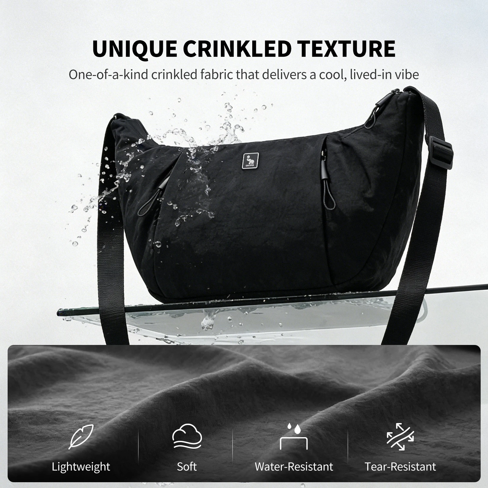 

OIWAS Fashionable Women's Crossbody Bag Daily Casual Waterproof Ultra-light Design Lightweight Handbag for Everyday Use