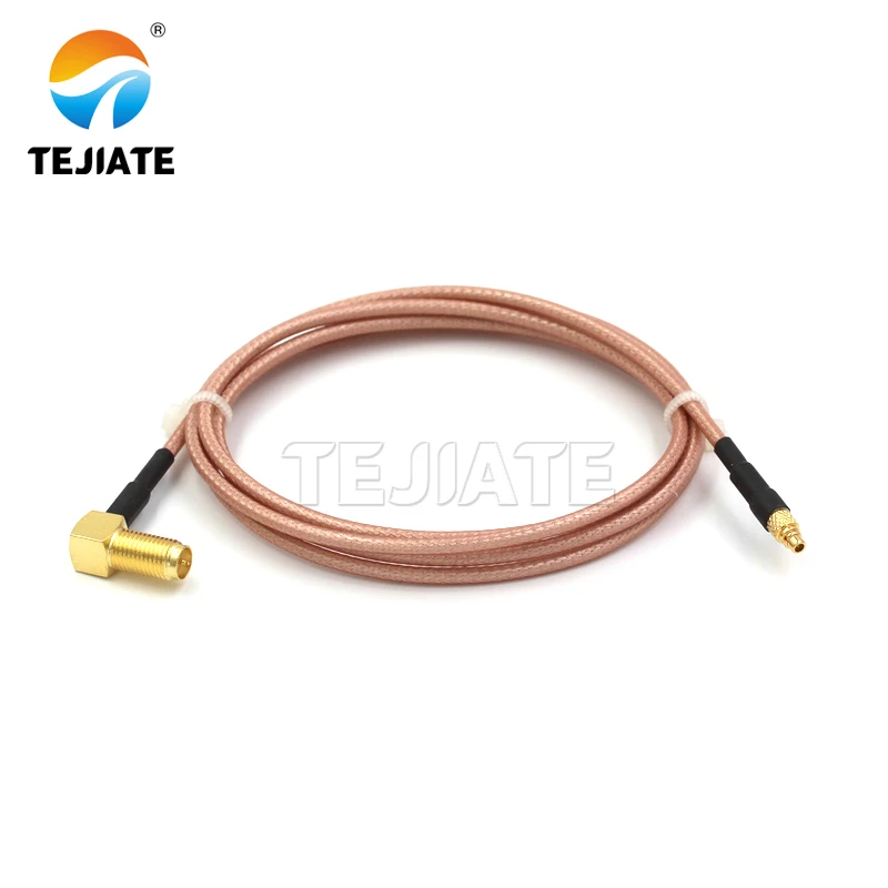 1 pz RPSMA-KW a linea adattatore MMCX MMCX-JW MMCX-J MMCX-K a RPSMA-KW linea di collegamento RG316 linea di estensione impedenza 50 ohm