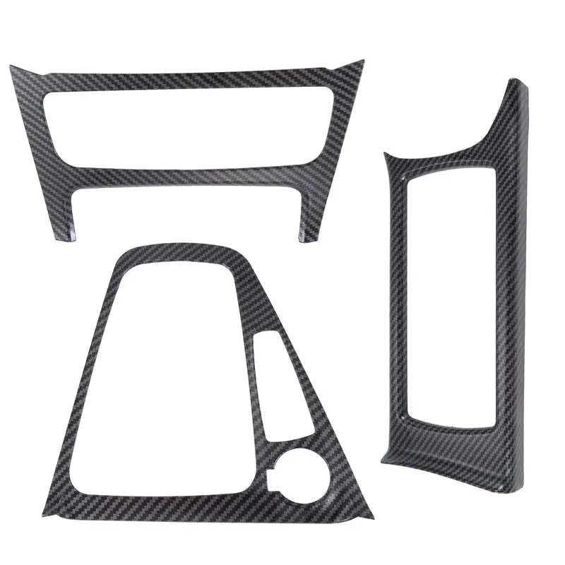 

For Ford Focus 2015 2016 2017 MK3 ST Carbon Fiber Color ABS Inner Gear Shift Panel Cover Trim LHD-N31R