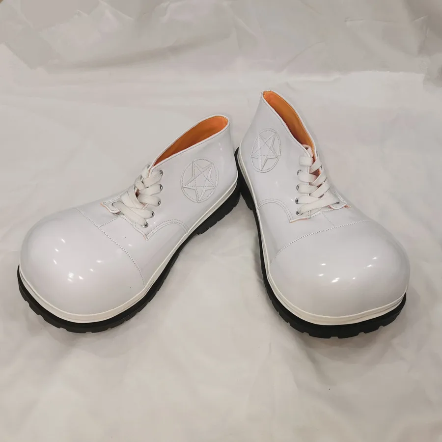 

34cm Men's Custom Joker Shoes Anime Clown Accessory Festival Party Carnival Cosplay Halloween Shoes Wide Toe