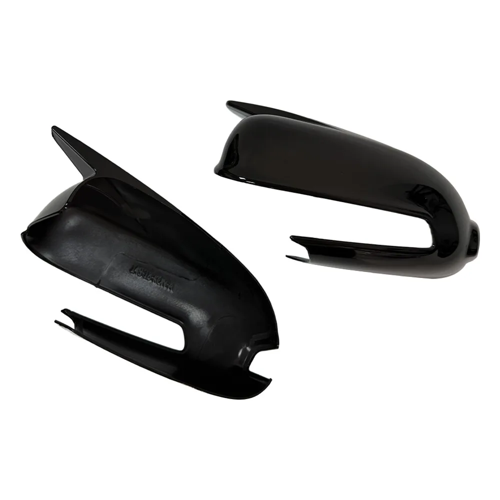 لشركة هيونداي كونا 2018-2023 سيارة الرؤية الخلفية غطاء مرآة جانبية غطاء الجناح الباب الخارجي الإسكان قذيفة لاصق تقليم ABS الكربون