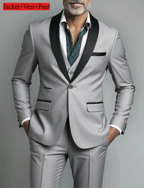 3PCS Light Gray