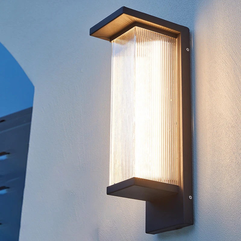 Stainless Steel Waterproof IP65 Lighting Outdoor Waterproof Wall Lamps Aisle Porch Wall Lights Waterproof Exterior Wall Fixtures
